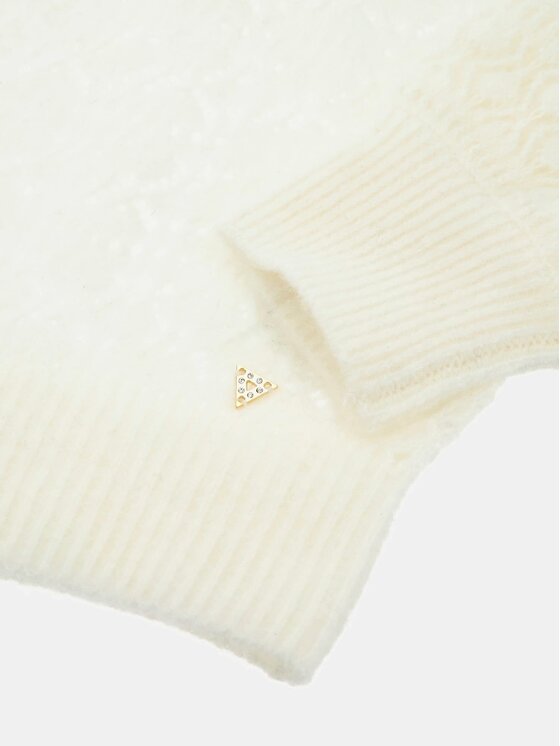 Guess Guess Sweter 167545 Biały Classic Fit