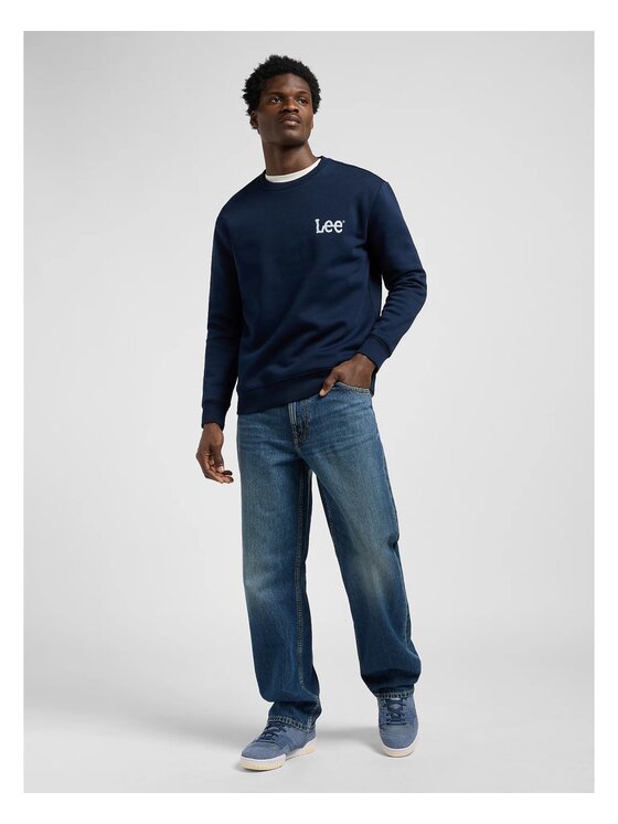 Lee Lee Bluza WOBBLY SWS Niebieski Regular Fit
