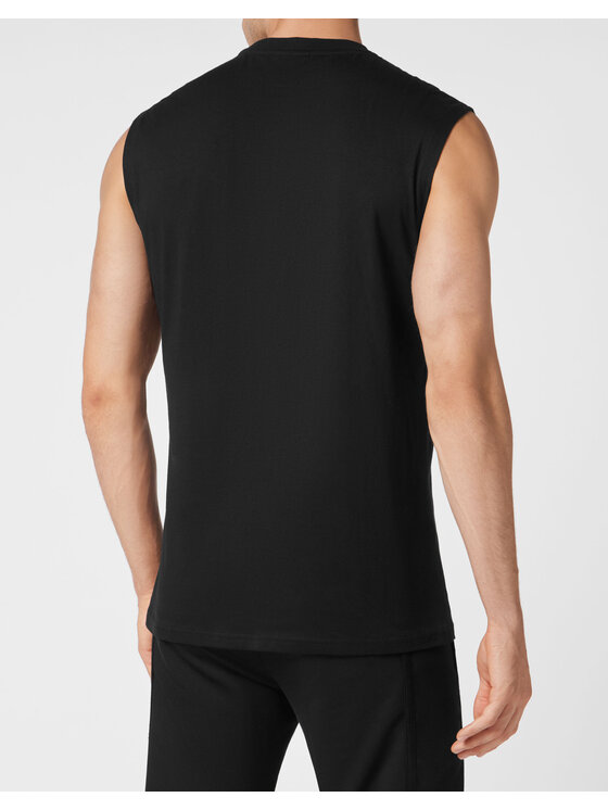 Plein Sport Plein Sport Tank top 8221 Czarny Regular Fit