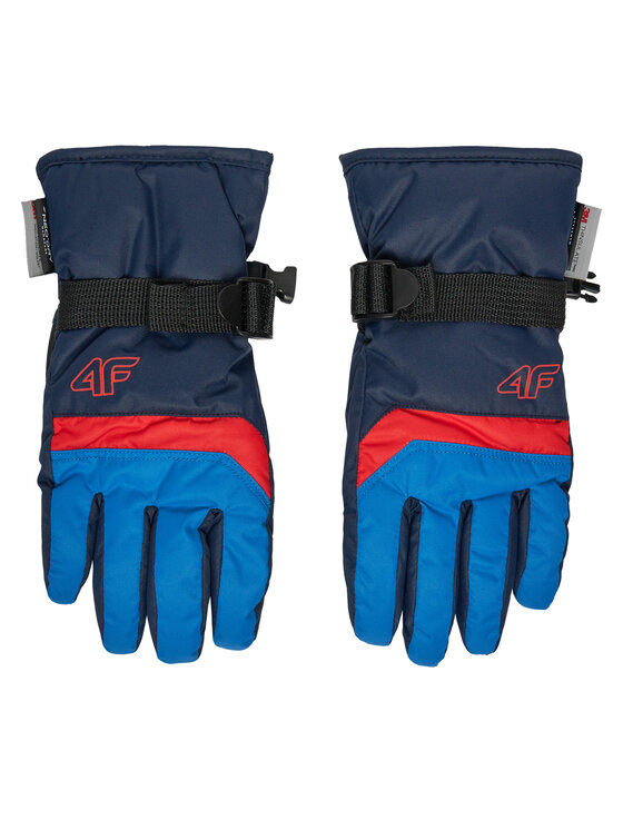 4F Skihandschuhe - Kinderkleidung, Größe XL Blau 4FJWAW24AFGLM129