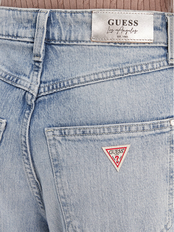 Guess Guess Jeans hlače W6RA1C D6833 Modra Wide Leg