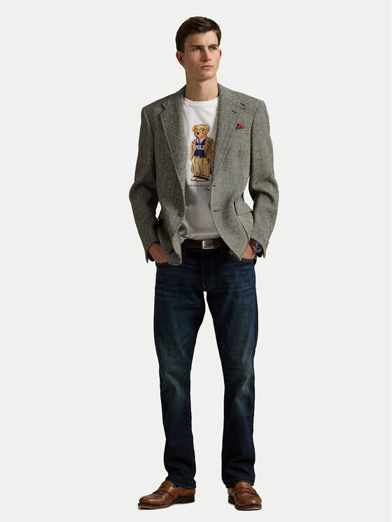 Polo Ralph Lauren Polo Ralph Lauren T-Shirt 710974584001 Bílá Custom Slim Fit