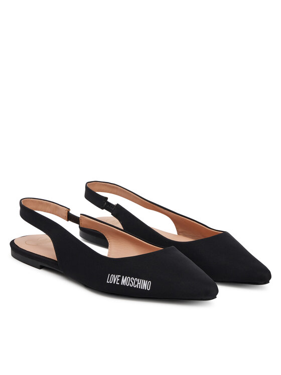 LOVE MOSCHINO LOVE MOSCHINO Baleriny JA11021G0MIM0000 Czarny