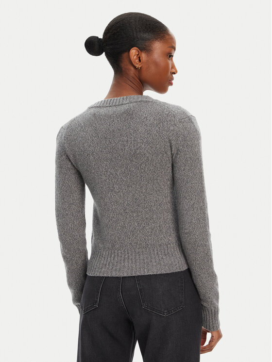 AMI Paris AMI Paris Kardigán FKC127.005 Szürke Regular Fit