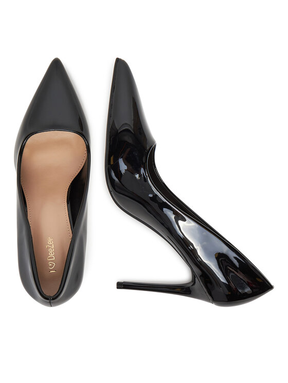 DeeZee DeeZee Pantofi cu toc subțire AS2288-11 Negru
