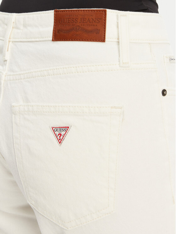 Guess Jeans Guess Jeans Jeans hlače W5GA98 D5M62 Bela Skinny Fit