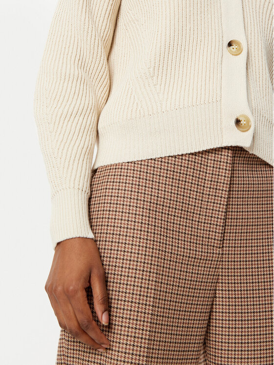 Weekend Max Mara Weekend Max Mara Kardigán Nirvana 2515341051 Ekru Regular Fit