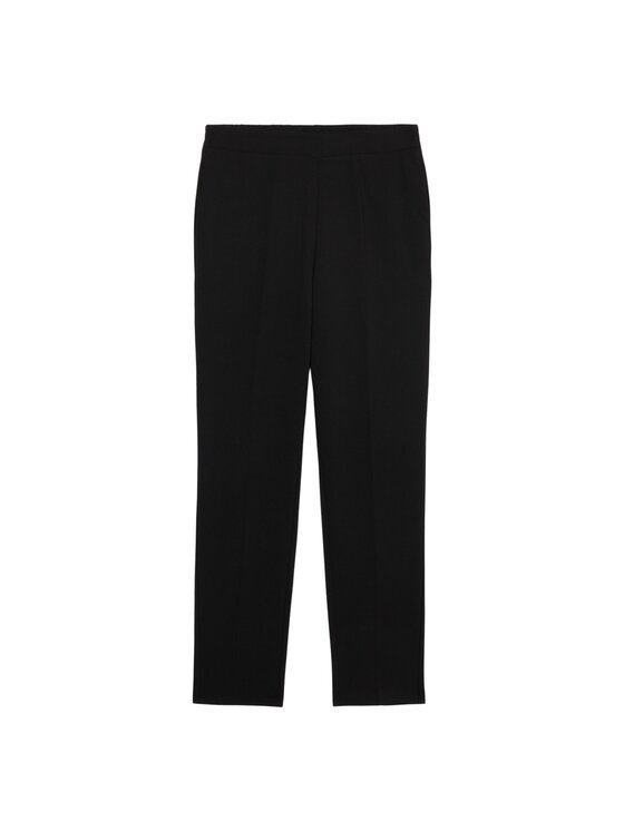 Oltre Oltre Pantaloni di tessuto P084J201331N033 Nero Regular Fit
