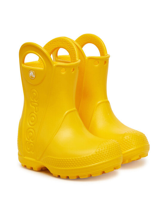 Crocs Crocs Kalosze Handle It Rain Boot T 211056 Żółty