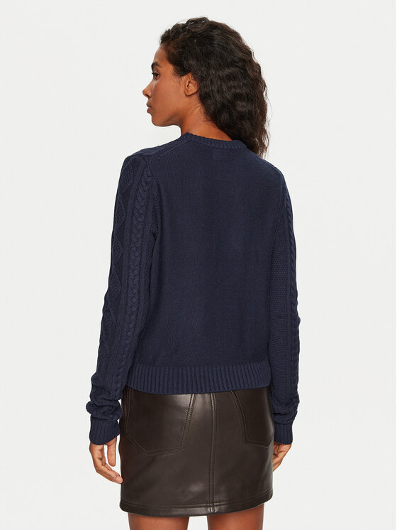 Guess Jeans Guess Jeans Pullover W4BR13 Z3HN2 Dunkelblau Regular Fit