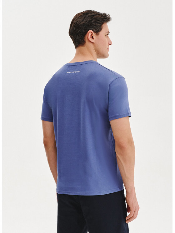 Pako Lorente Pako Lorente T-Shirt P25SF-TT-003 Granatowy Regular Fit