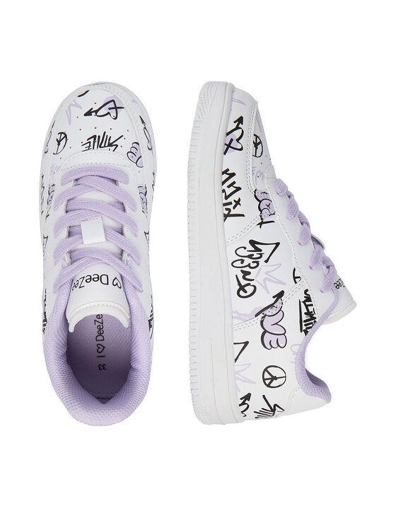 DeeZee DeeZee Sneakersy K191562-1 Biela