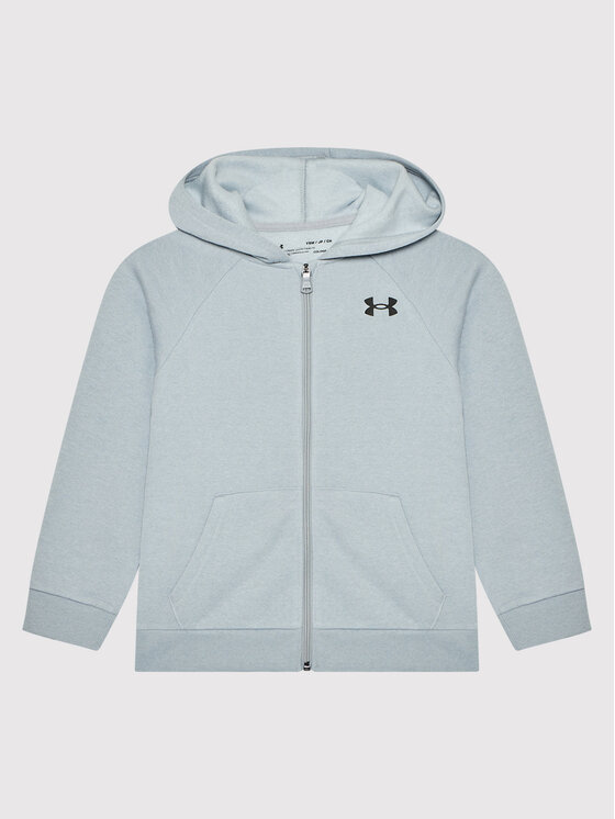 Under Armour Under Armour Суитшърт Ua Rival Cotton Full Zip 1357613 Сив Loose Fit