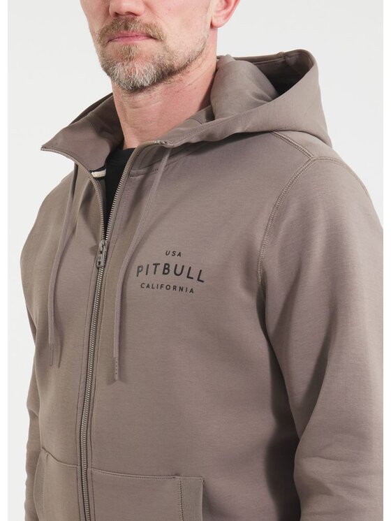 PITBULL PITBULL Bluza SAMPSON Brązowy Regular Fit
