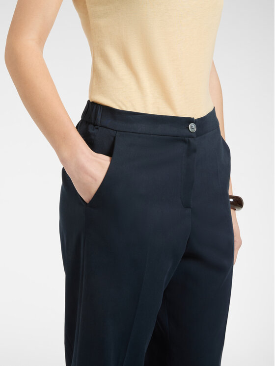 Elena Mirò Elena Mirò Spodnie materiałowe P009P000497N054 Niebieski Regular Fit