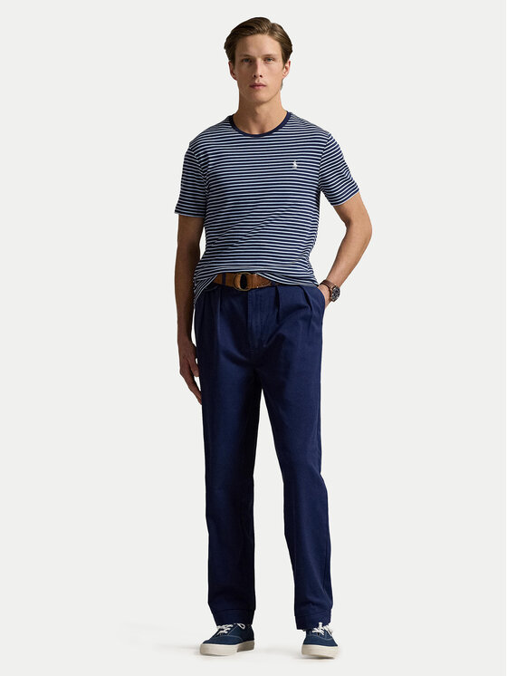 Polo Ralph Lauren Polo Ralph Lauren Marškinėliai 710961128003 Tamsiai mėlyna Custom Fit