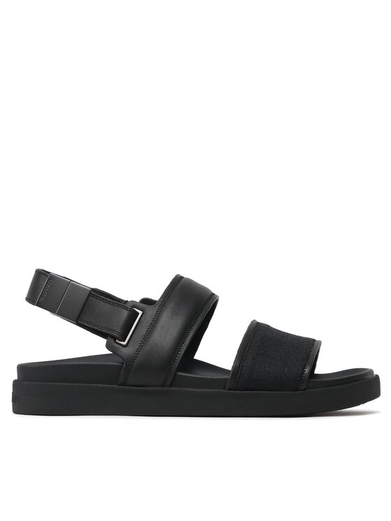 Calvin Klein Calvin Klein Σανδάλια Back Strap Sandal Mono Jq HM0HM00970 Μαύρο