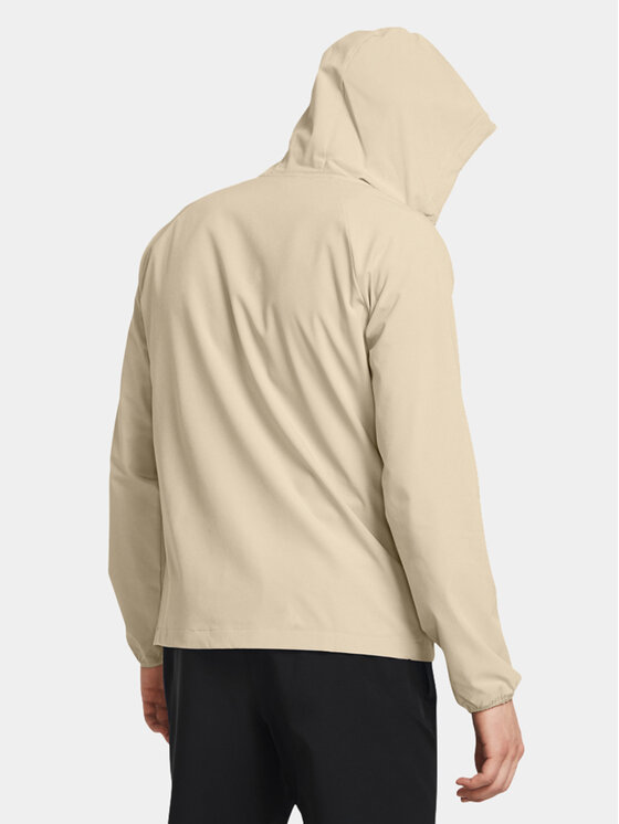 Under Armour Under Armour Neperpučiama striukė Ua Stretch Woven Windbreaker 1377171-289 Chaki Fitted Fit
