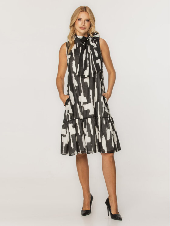 Willsoor Willsoor Sukienka codzienna 67825 Czarny Loose Fit