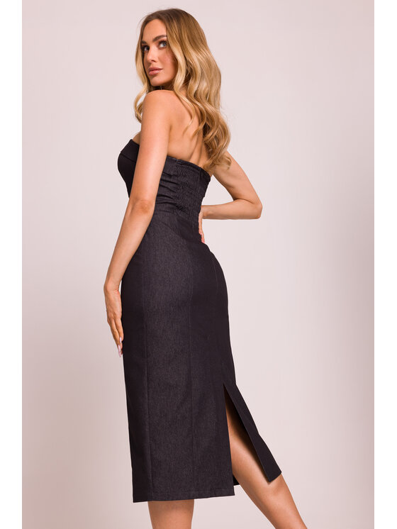 Made of Emotion Made of Emotion Sukienka letnia M843 Czarny Premium Fit