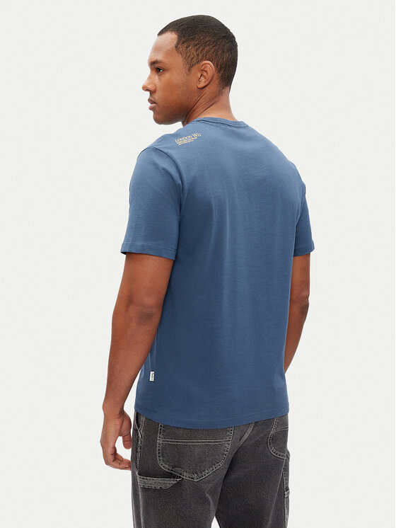 Pepe Jeans Pepe Jeans T-Shirt Dylan PM509728 Niebieski Regular Fit