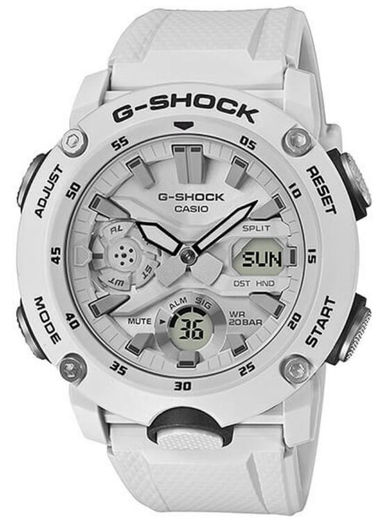 Casio Casio Zegarek GA-2000S-7AER Biały