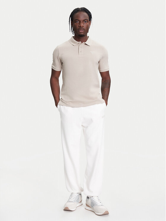 Guess Guess Polokošeľa Z5YP02 K9WF1 Béžová Regular Fit