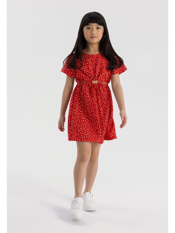 MINOTI Sukienka codzienna, rozmiar 98/104, Czerwona, 22dress53