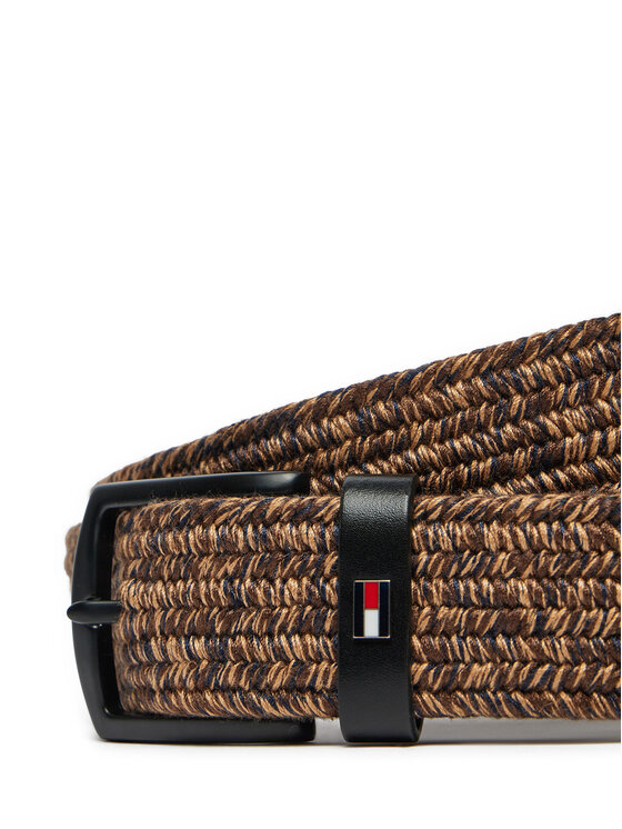 Tommy Hilfiger Tommy Hilfiger Pasek Męski Denton AM0AM12548 Brązowy