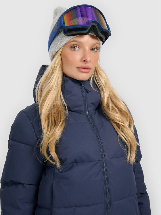 4F 4F Kurtka narciarska APRES SKI Granatowy Regular Fit