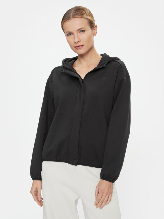 Champion Mikina Hooded Full Zip Sweatshirt 116768 Čierna Regular Fit