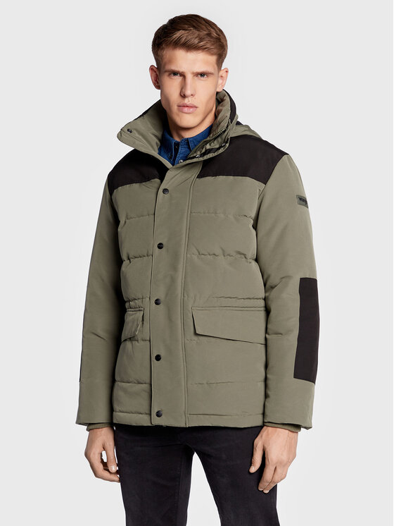 Wrangler Wrangler Giubbotto invernale Bodyguard W4B2WWX45 112319961 Verde Regular Fit
