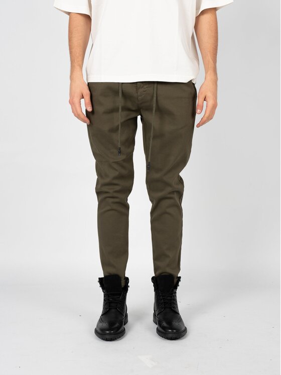 Xagon Xagon Pantaloni di tessuto A23031CR9001 Verde Slim Fit