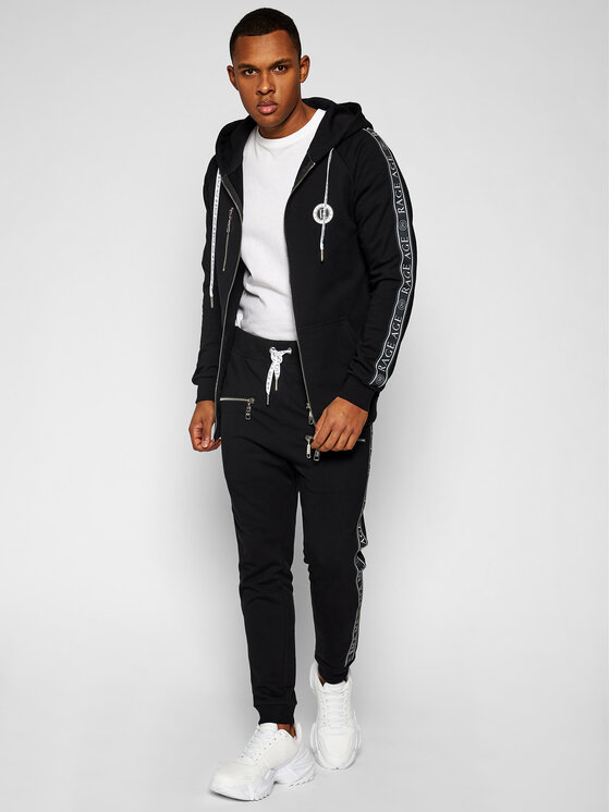 Tuta Harrier Zip 1 Nero Slim Fit