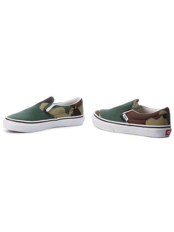 Woodland camo vans slip on cheap