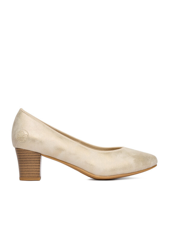 Rieker Pantofi pumps 44650-91 Auriu