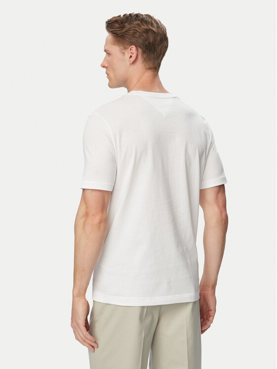 Tommy Hilfiger Tommy Hilfiger T-särk MW0MW43226 Valge Regular Fit