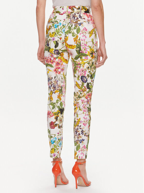 Marciano Guess Marciano Guess Kalhoty z materiálu Botanical 4RGB18 7247Z Barevná Regular Fit