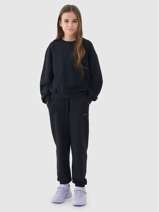 4F 4F Felpa 4FJWSS25TSWSF1479-20S Nero Regular Fit