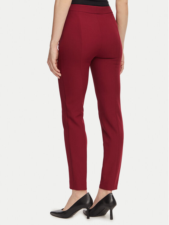 HUGO HUGO Riidest püksid Hagonia-1 50539991 Tumepunane Slim Fit