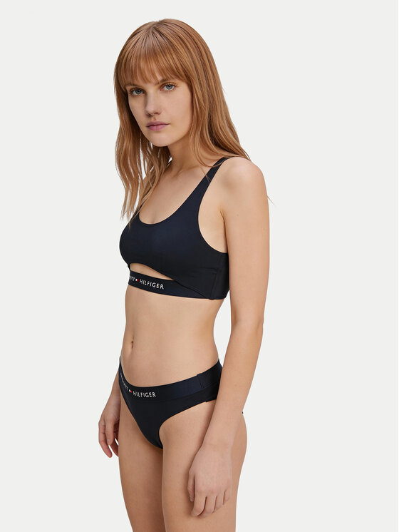 Tommy Hilfiger Tommy Hilfiger Горнище на бански UW0UW06359 Тъмносин