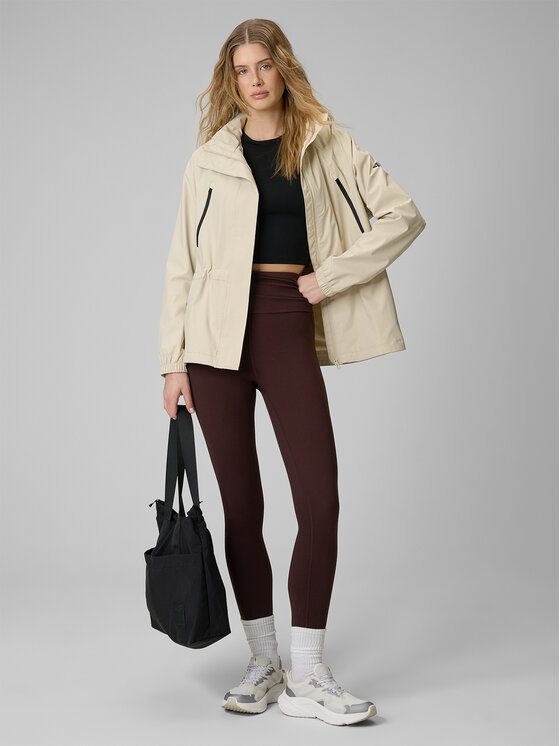 4F 4F Kurtka przejściowa EVERYDAY ACTIVE Beżowy Loose Fit