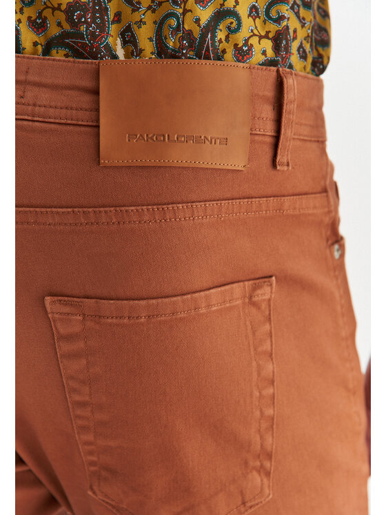 Pako Lorente Pako Lorente Spodnie materiałowe P22SF-WX-022 Brązowy Slim Fit