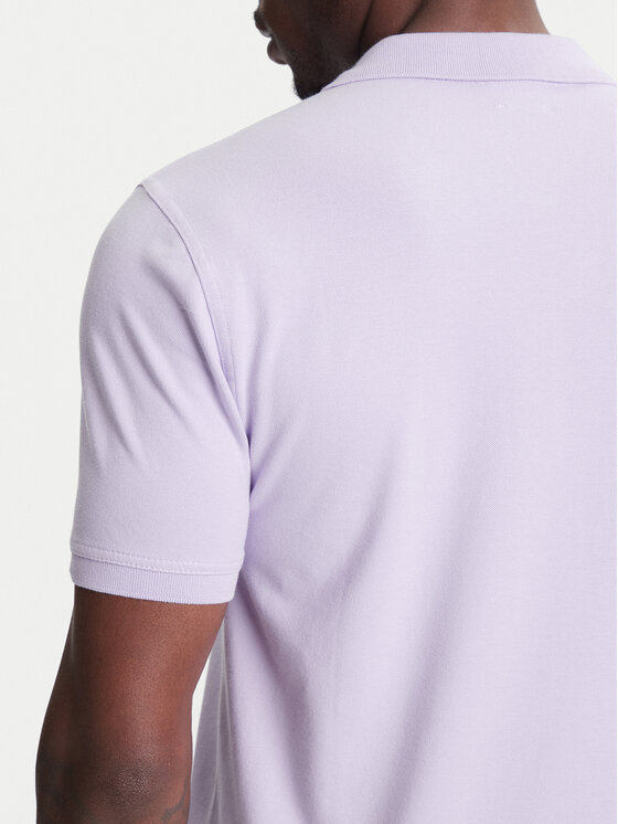 United Colors Of Benetton United Colors Of Benetton Polokošile 3WG9U301Z Fialová Slim Fit