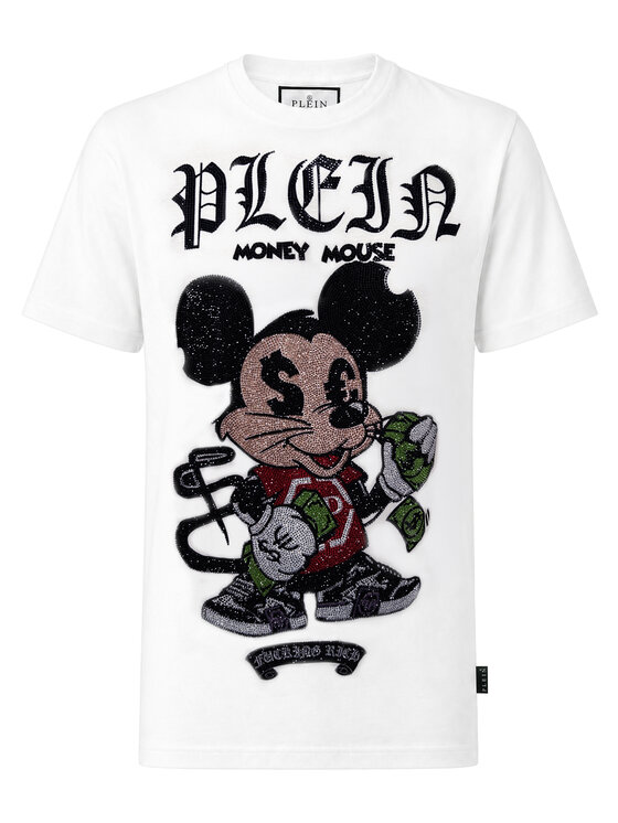 PHILIPP PLEIN PHILIPP PLEIN Tričko 31657 Biela Regular Fit