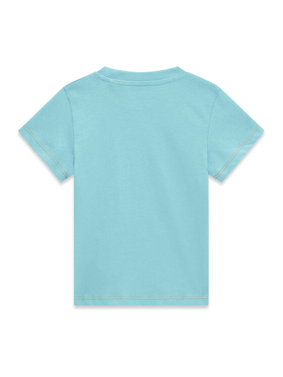 Guess Guess T-Shirt N6GI10 K8HM4 Tyrkysová Regular Fit