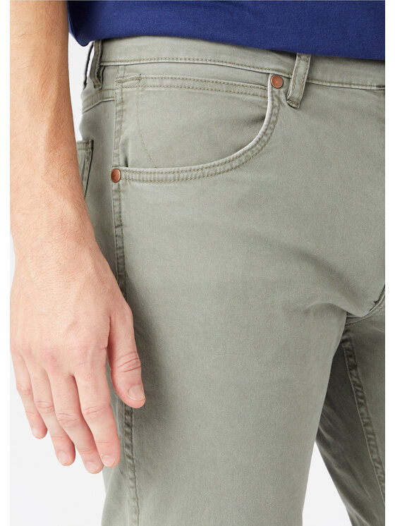 Wrangler Wrangler Pantaloni di tessuto GREENSBORO Verde Straight Fit