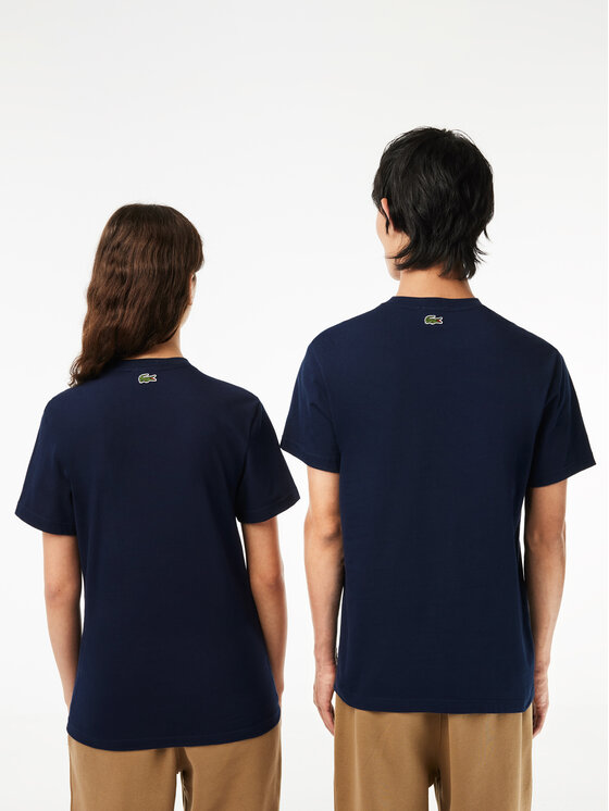 Lacoste Lacoste T-Shirt TH1147 Dunkelblau Regular Fit