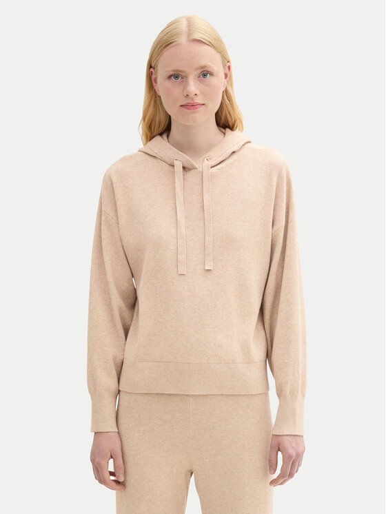 Női Sweater Tom Tailor Denim, Méret: XS, Bézs, 1043338