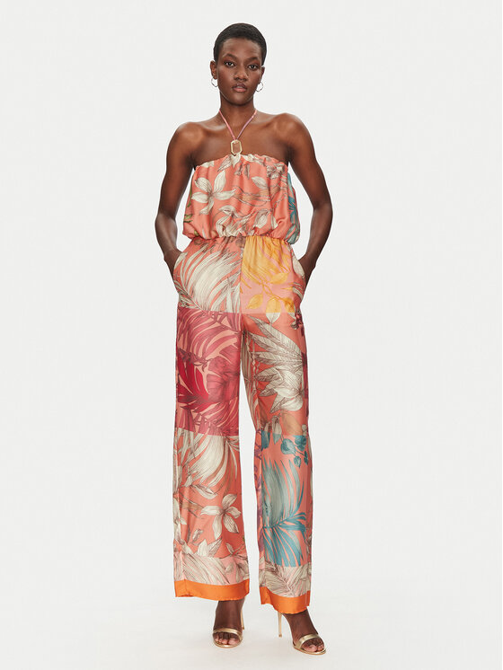 Simona Corsellini Simona Corsellini Salopetă P25CPTU00301 Colorat Wide Leg